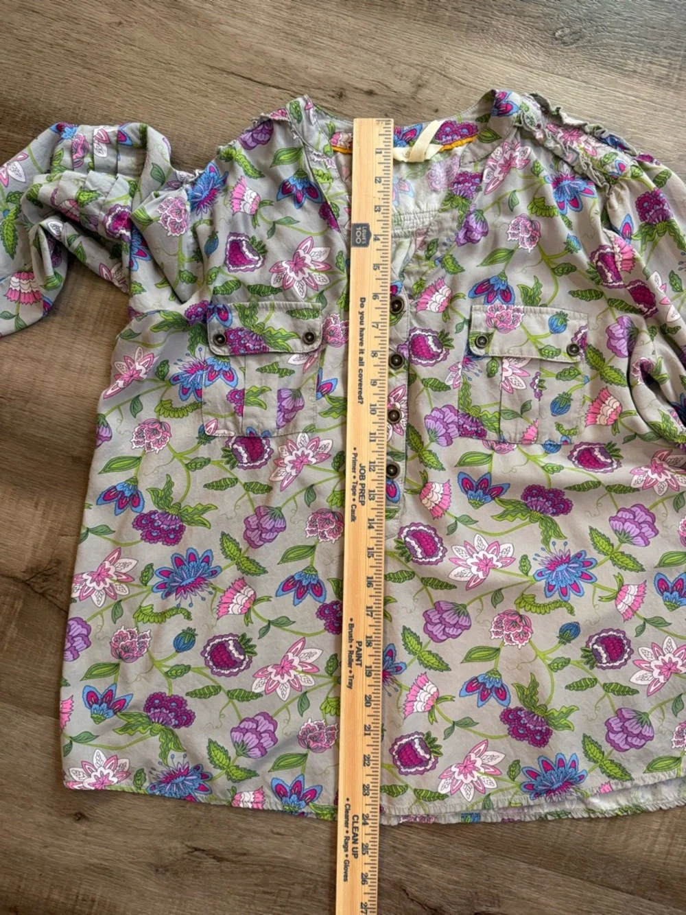 Matilda Jane Thinking Out Loud Floral Blouse Size Large - Picture 11 of 11